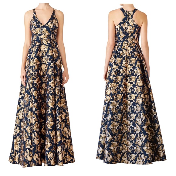Badgley Mischka Dresses & Skirts - Badgley Mischka Floral Jacquard dress